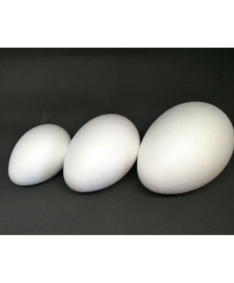 Large polystyrene eggs 10 cm (4") (set of 6) Ada Quilted Creations